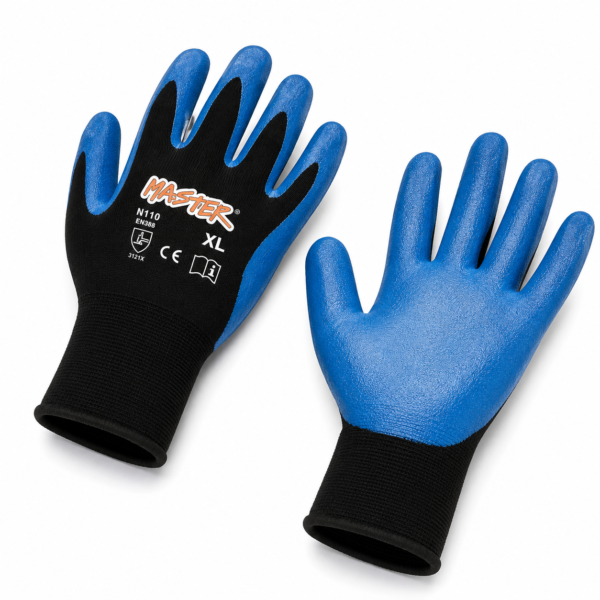 guantes azules flex