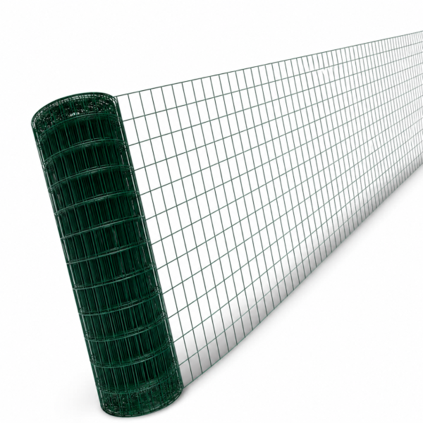 malla verde plastificada